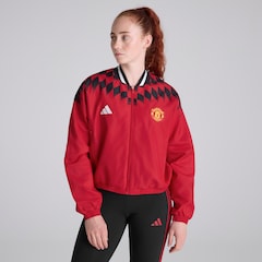 Manchester United x adidas Womens Stadium Track Top Red