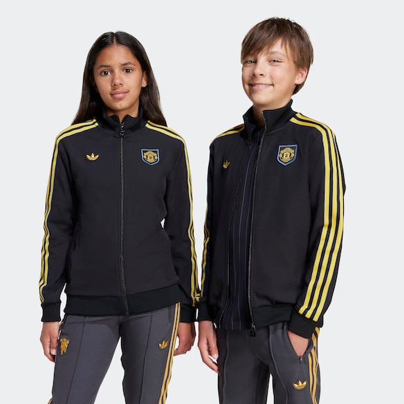 Manchester United Terrace Icons Track Top Kids Negro