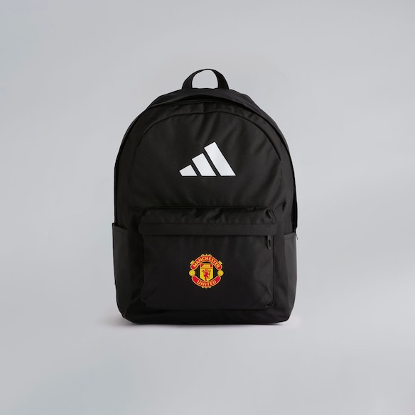 Manchester United x adidas Classic 3 Bars Backpack Black Negro