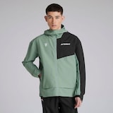 Manchester United x adidas Terrex Multi Softshell Jacket Green