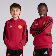 Manchester United x adidas Kids DNA Hoodie Red