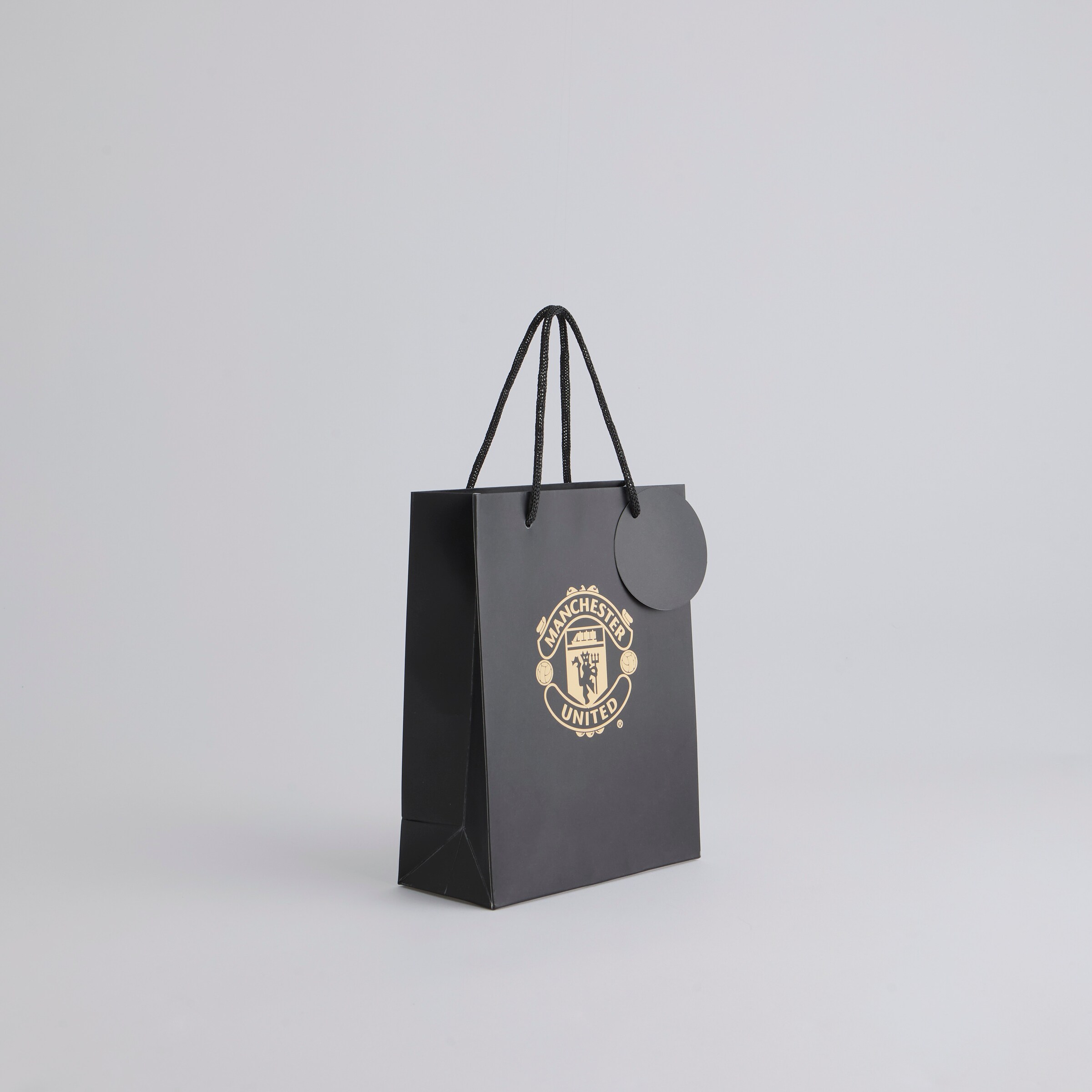 Manchester United Small Gift Bag 18 x 23 cm Black Noir Détail [2-4]