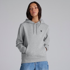 Manchester United Womens Devil Essentials Overhead Hoodie Grey