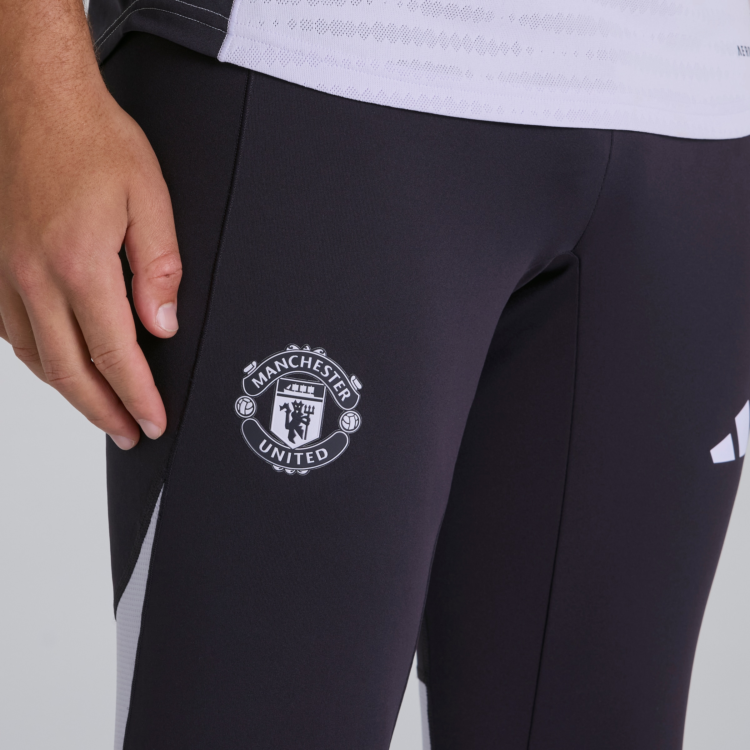 Manchester United Tiro 25 Pro Training Pants Purple Purple Detail [4-5]