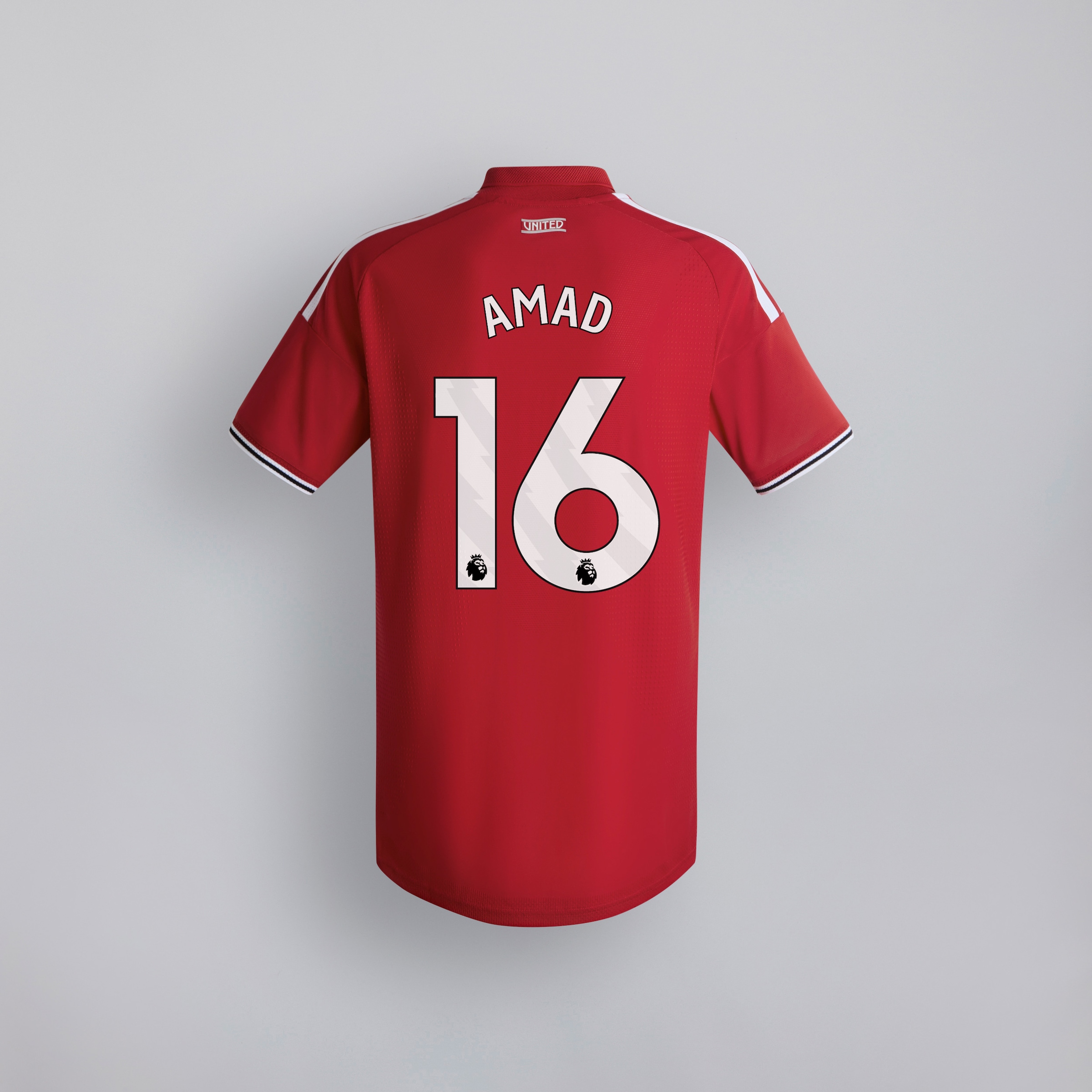 Manchester United 26/27 Home Kids Jersey with Amad 16 EPL Printing & Badge Red