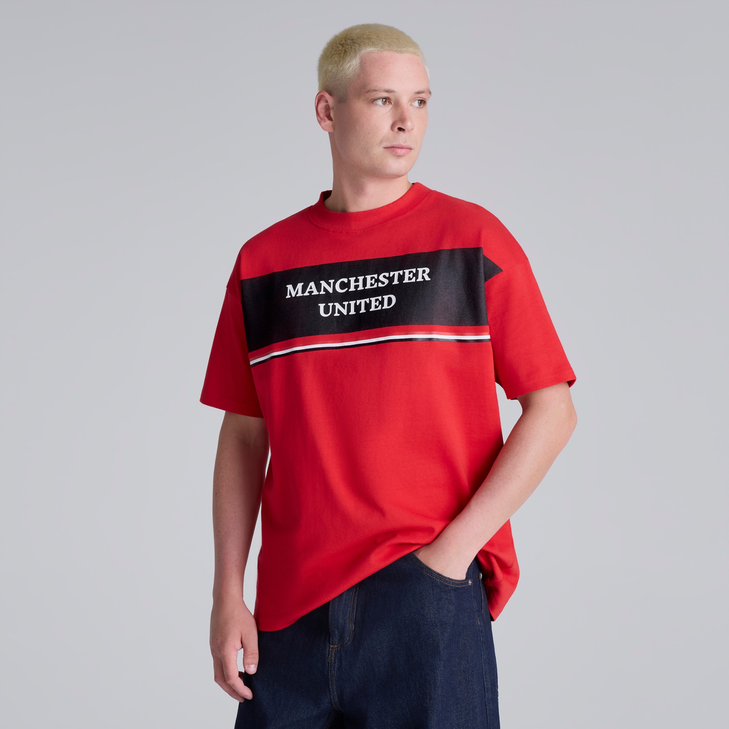 Manchester United Club Colours T-Shirt Red Rouge