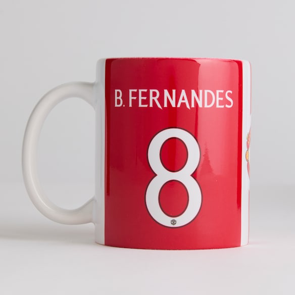 Manchester United Fernandes Mug Red Rot