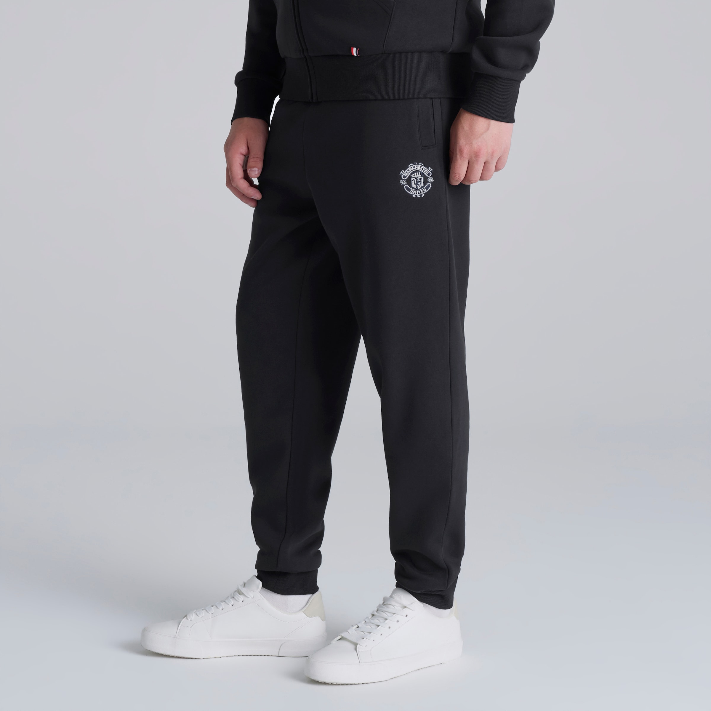 Manchester United Club Colours Joggers Black Black