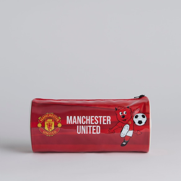Manchester United Fred the Red Barrel Pencil Case Red Rot