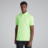Manchester United x adidas Golf Ultimate365 Mesh Print Polo Green