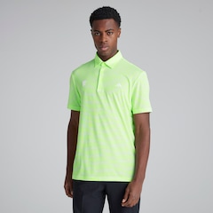 Manchester United x adidas Golf Ultimate365 Mesh Print Polo Green