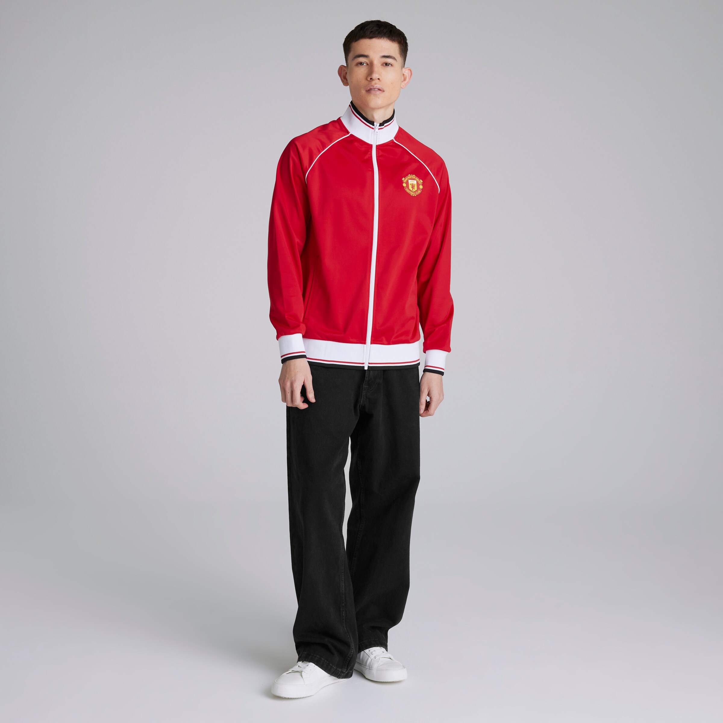Manchester United トラックジャケット Buy Manchester United 1999 Home Inspired Full-Zip Track