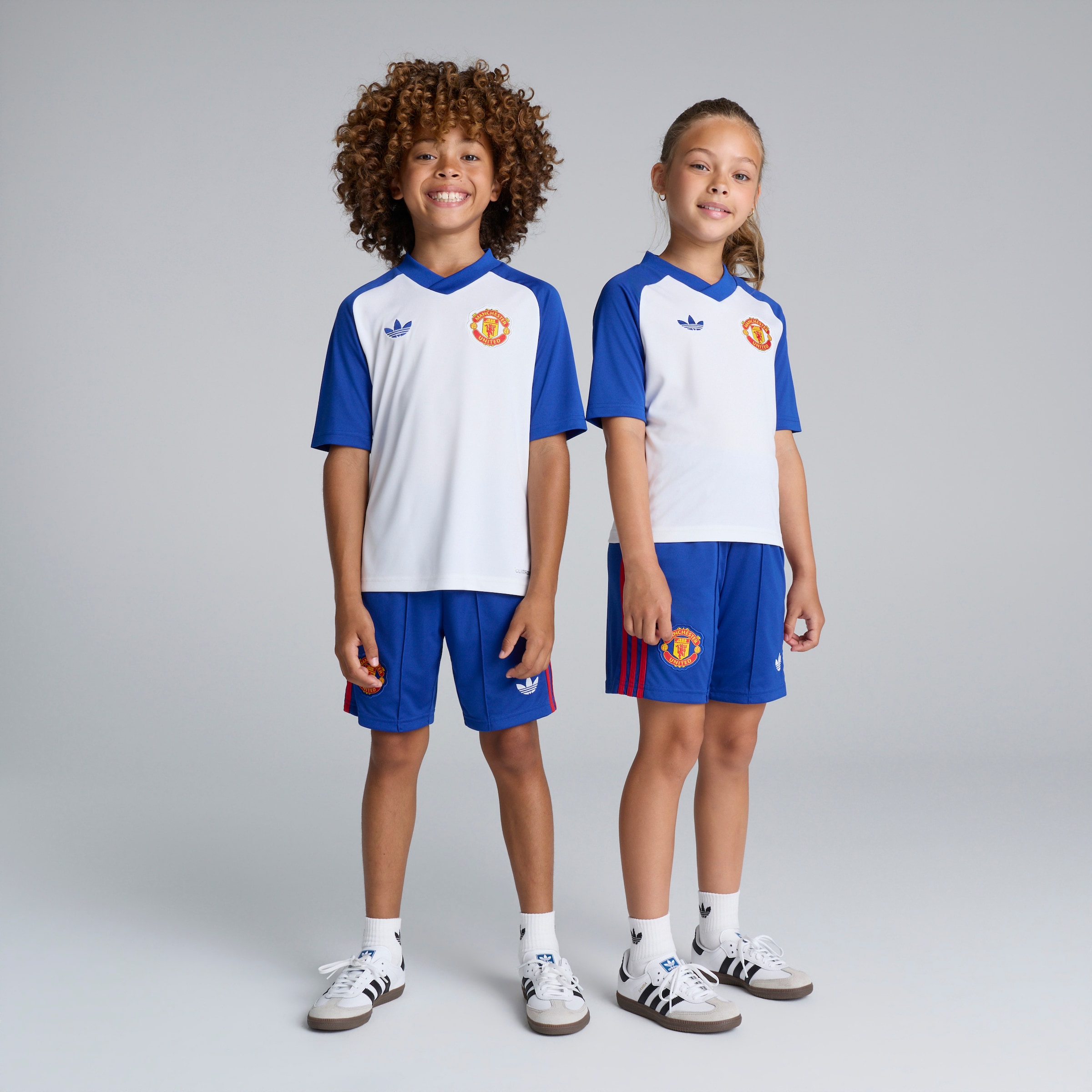 Manchester United Kids 26/27 Away Pre Match Jersey 白色