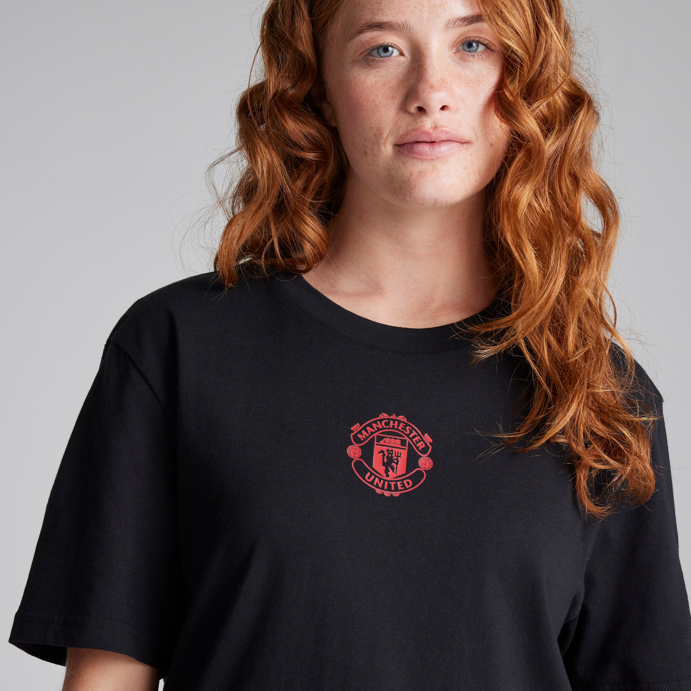 Manchester United The Impossible Dream T-Shirt Black Noir Détail [8-8]