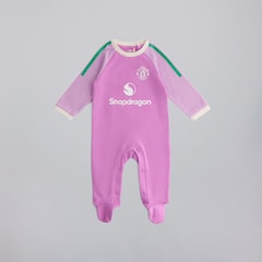 Manchester United Baby Goalkeeper Sleepsuit Pink