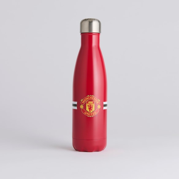Manchester United Core Stripe Chillflasche Rot