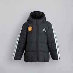 Manchester United x adidas Little Kids Essentials 3-Stripes Padded Jacket Black
