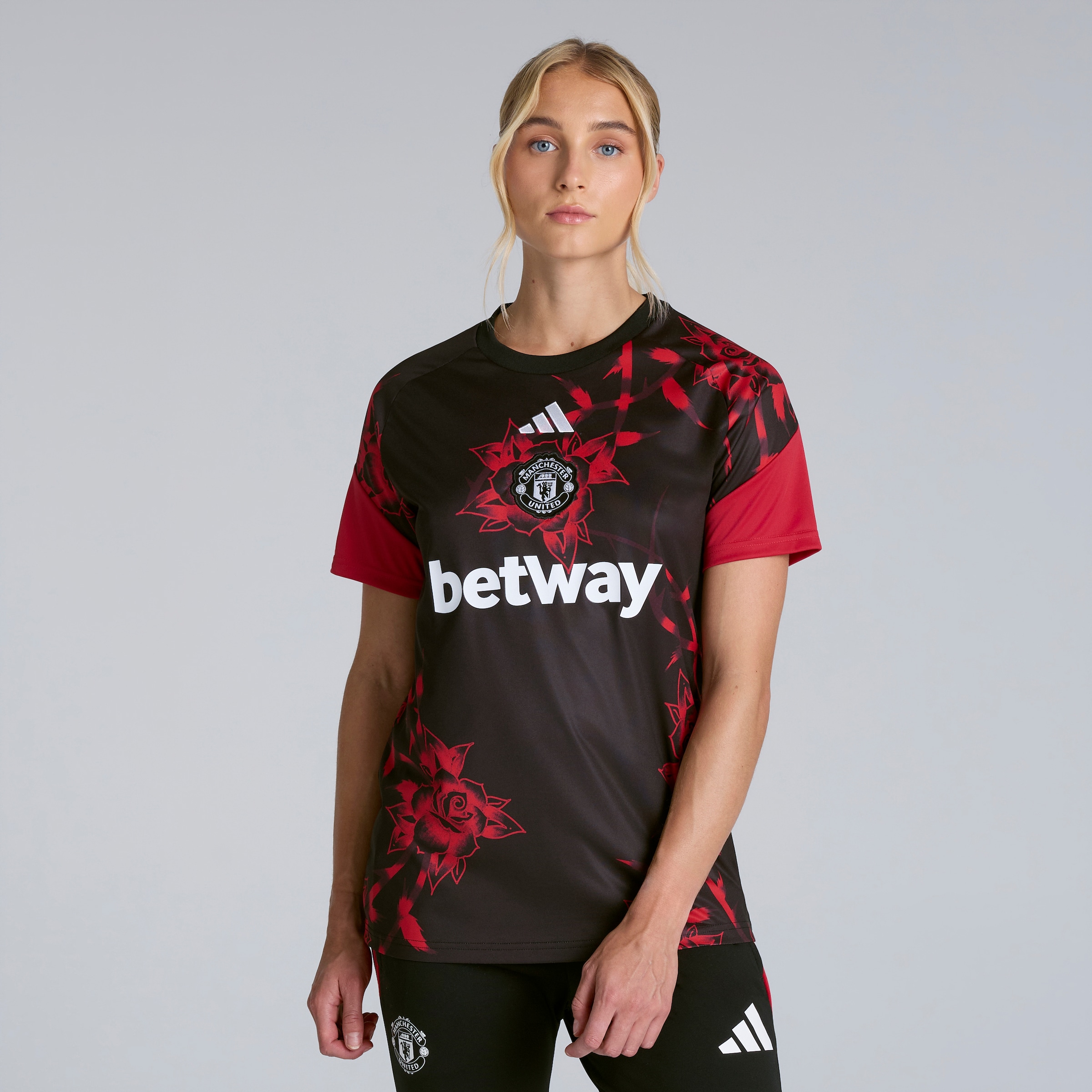 Manchester United Womens 26/27 Home Pre Match Jersey (Sponsored) Rojo