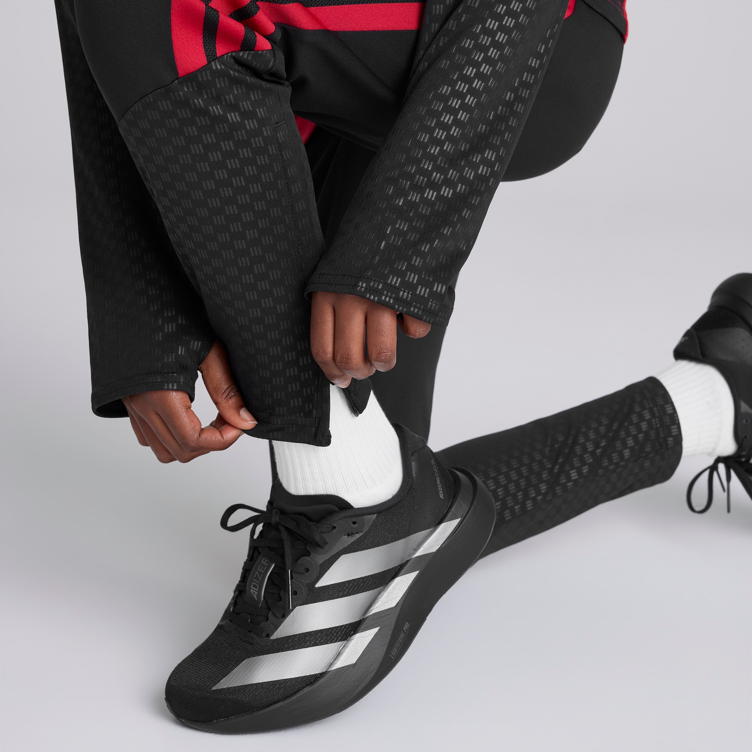 Manchester United Kids 26/27 Training Tiro Pants Black Black Detail [6-6]
