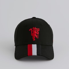 Manchester United x New Era Fan Flag Visor 9 Forty Cap Black