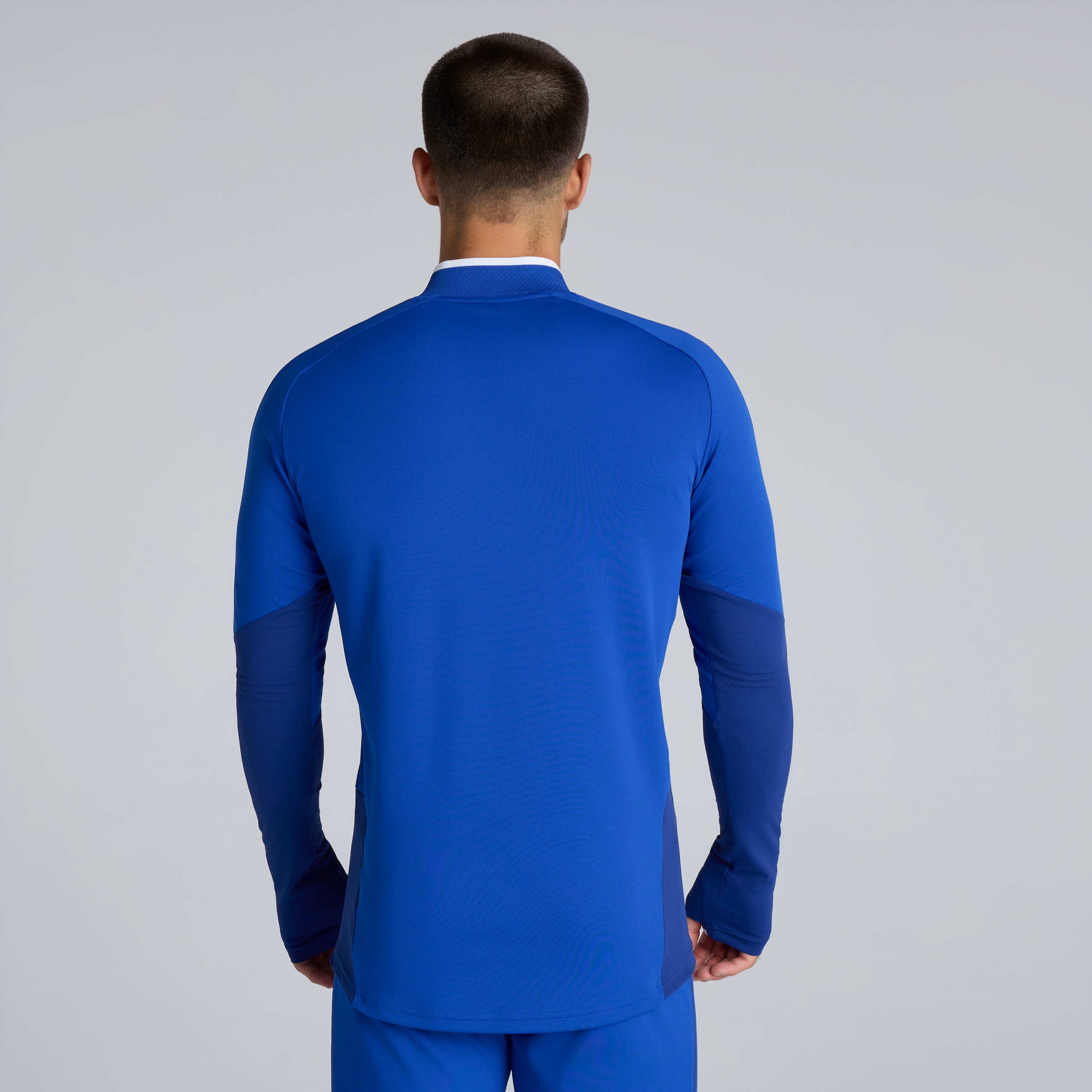 Manchester United 26/27 Cup Training Tiro Authentic Top Blue Blau Detail [3-7]