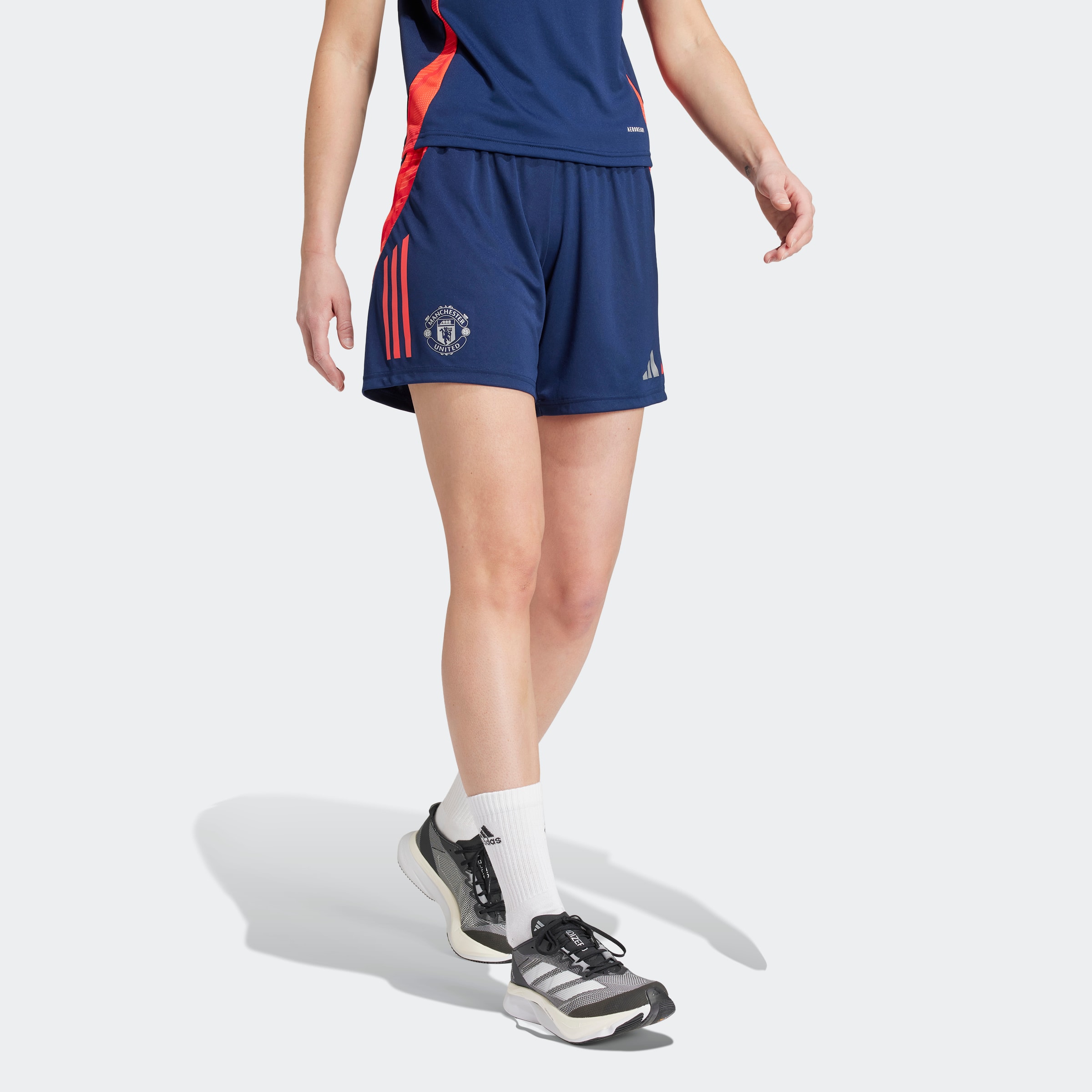 Manchester United Womens Training Tiro 24 Shorts Blue