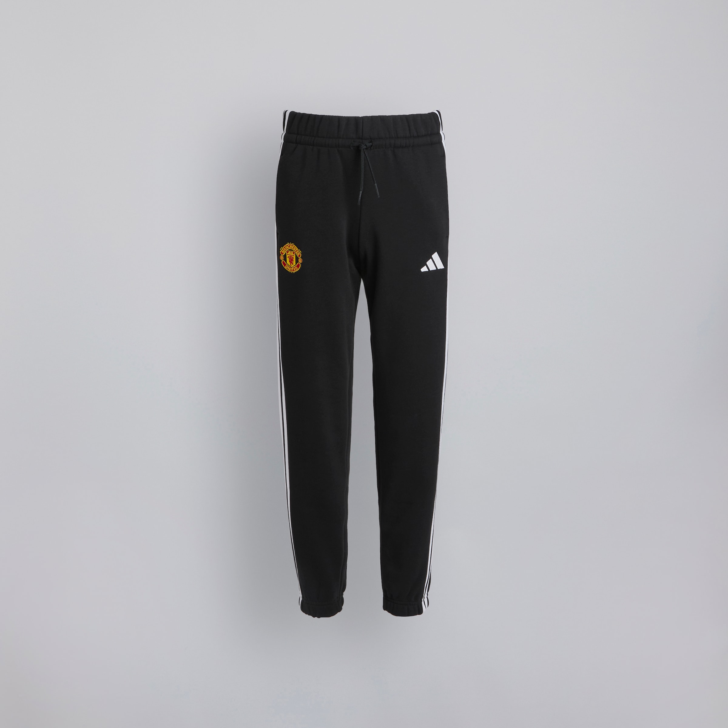 Manchester United x adidas Kids Essentials 3-Stripes Joggers Black Black