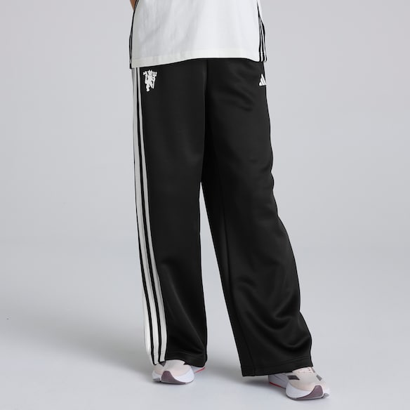 Manchester United x adidas Womens Stadium Track Pants Black Negro