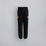 Manchester United x adidas Kids Essentials Tiberio 3-Stripes Fleece Joggers Black/Grey