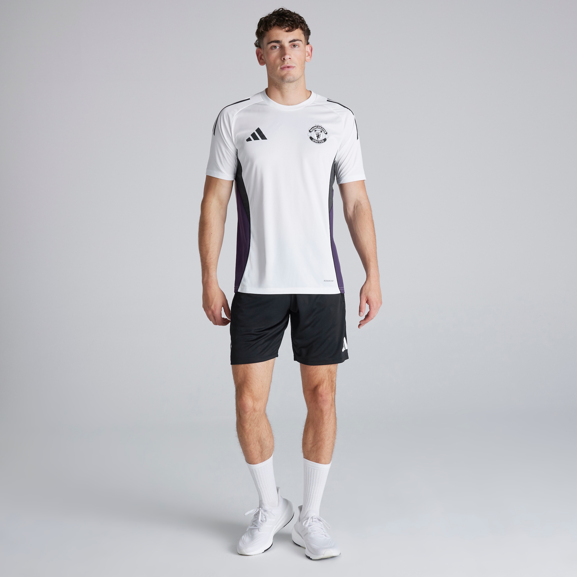 Manchester United Tiro 25 Competition Training Jersey Blanc Détail [4-6]