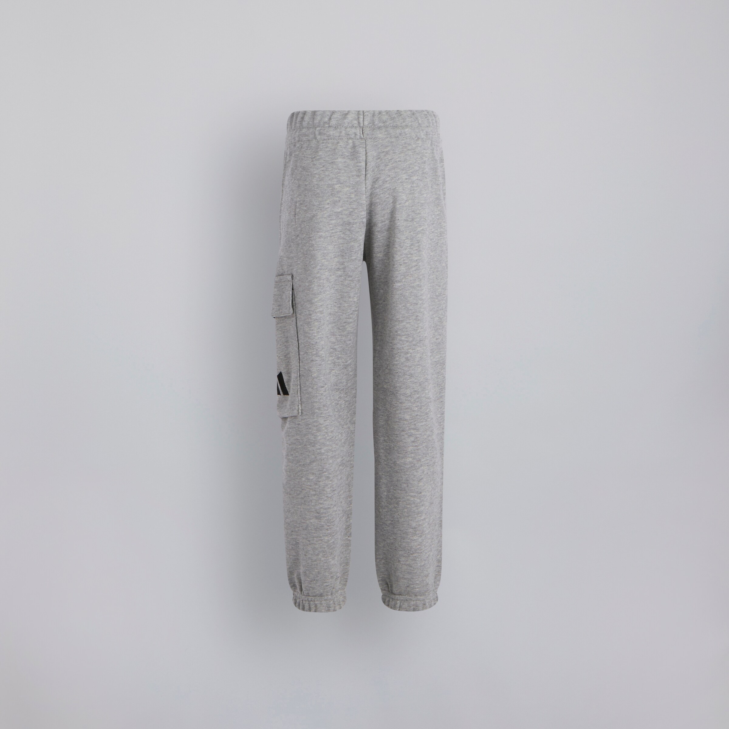 Manchester United x adidas Little Kids Essentials Cargo Joggers Grey Marl Grey Detail [2-2]