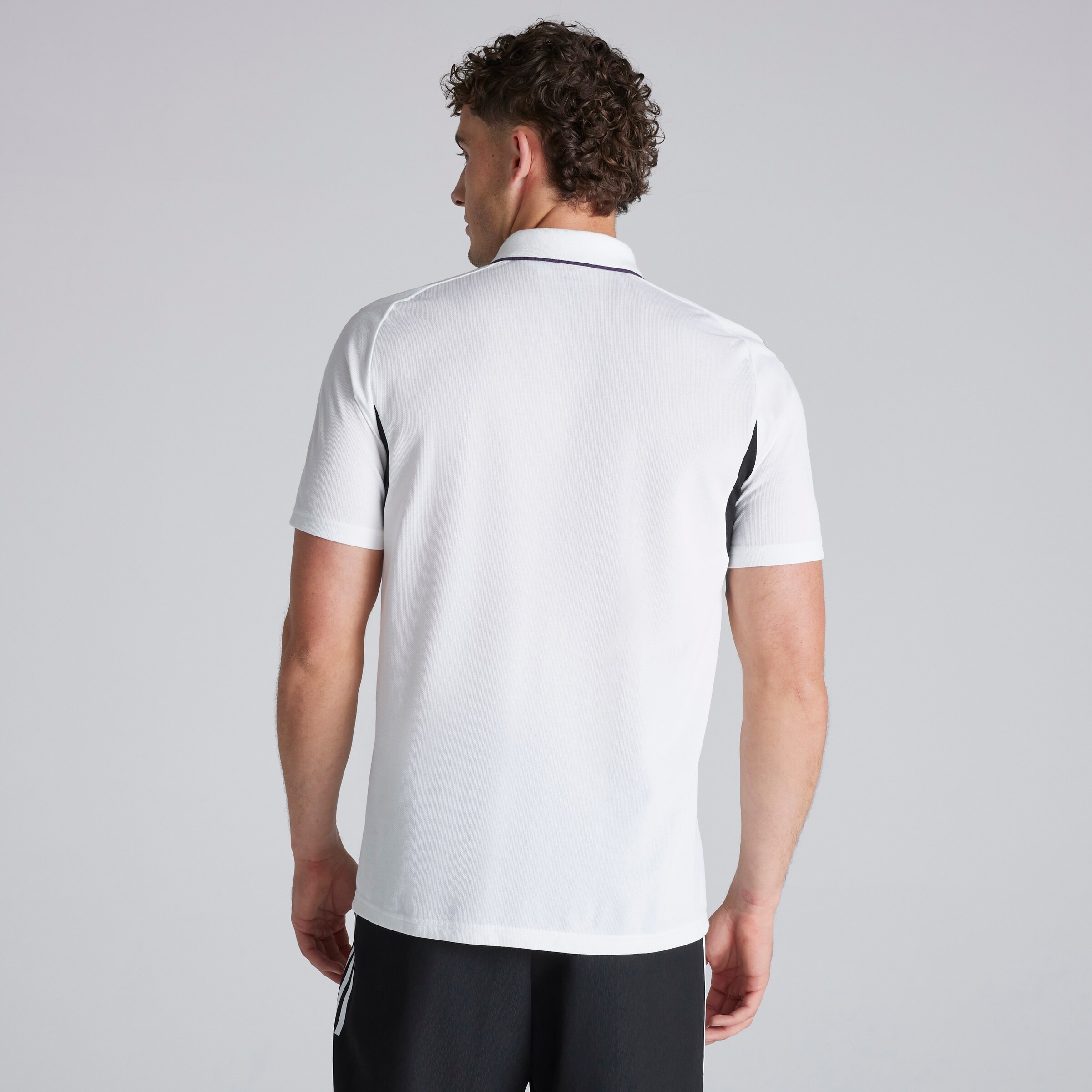 Manchester United Tiro 25 Competition Polo Shirt Blanc Détail [2-7]