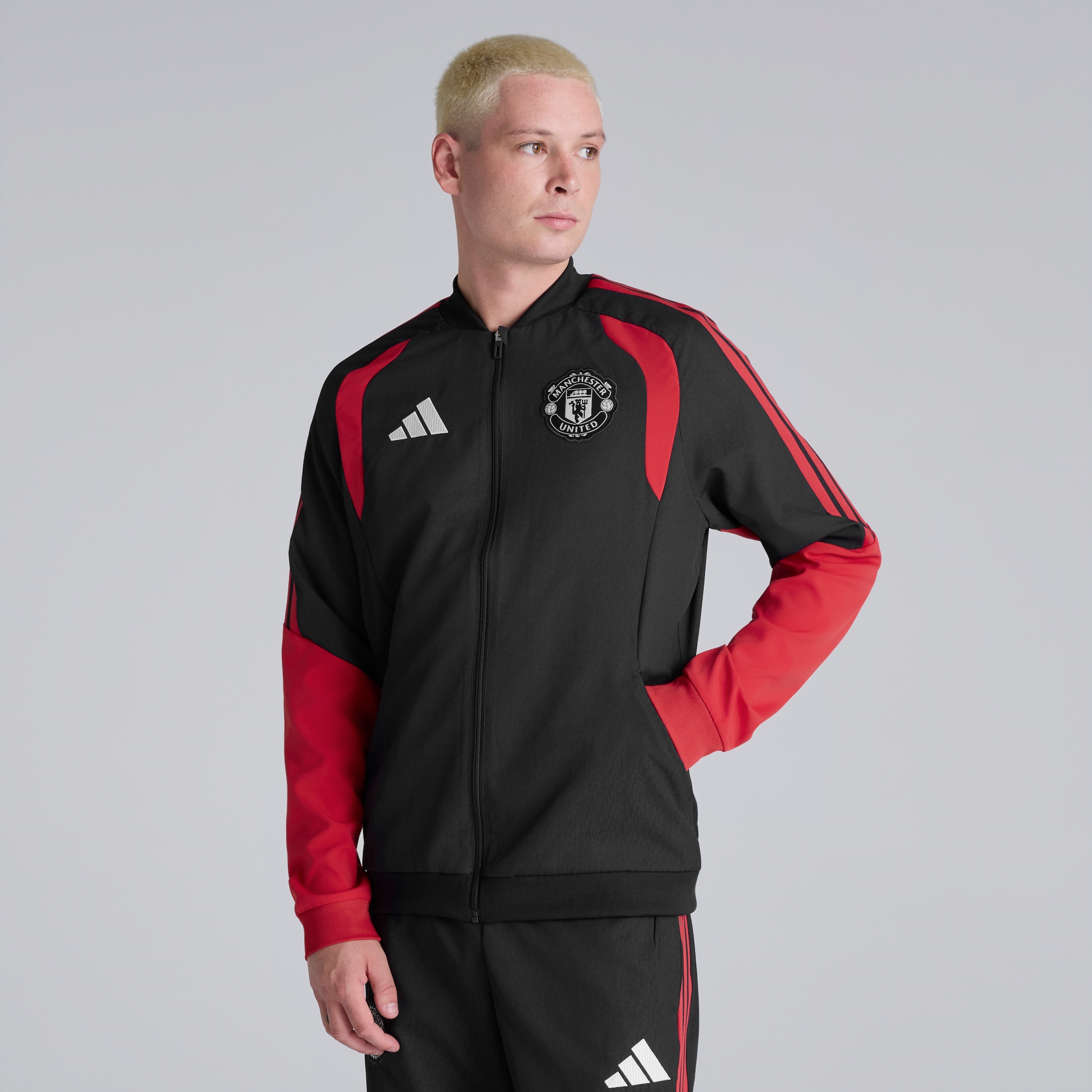 Manchester United 26/27 Training Tiro Presentation Jacket Black Black