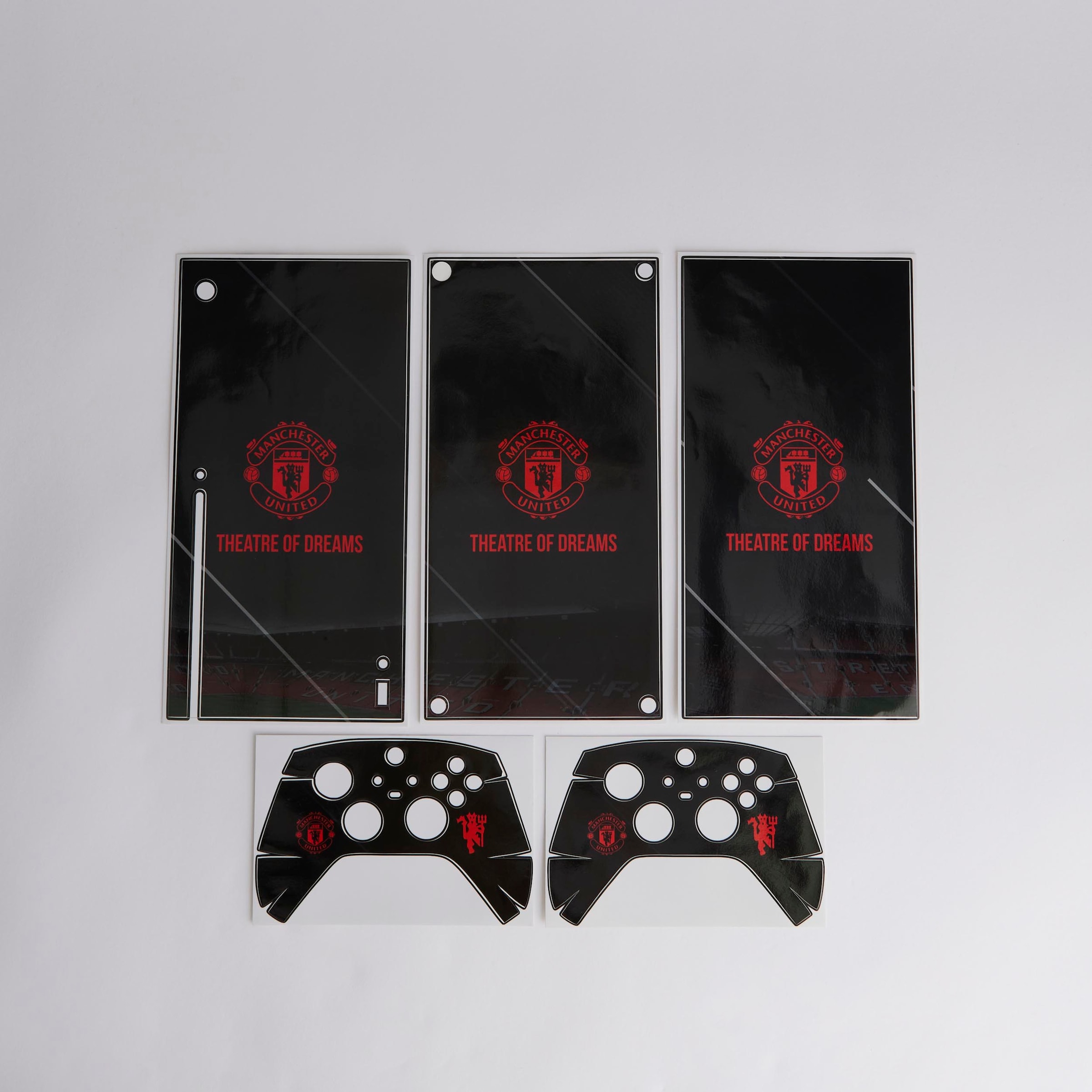 Manchester United Xbox Series X Console Skin Bundle Black