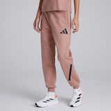 Manchester United x adidas Womens Z.N.E. Tracksuit Bottoms Pink