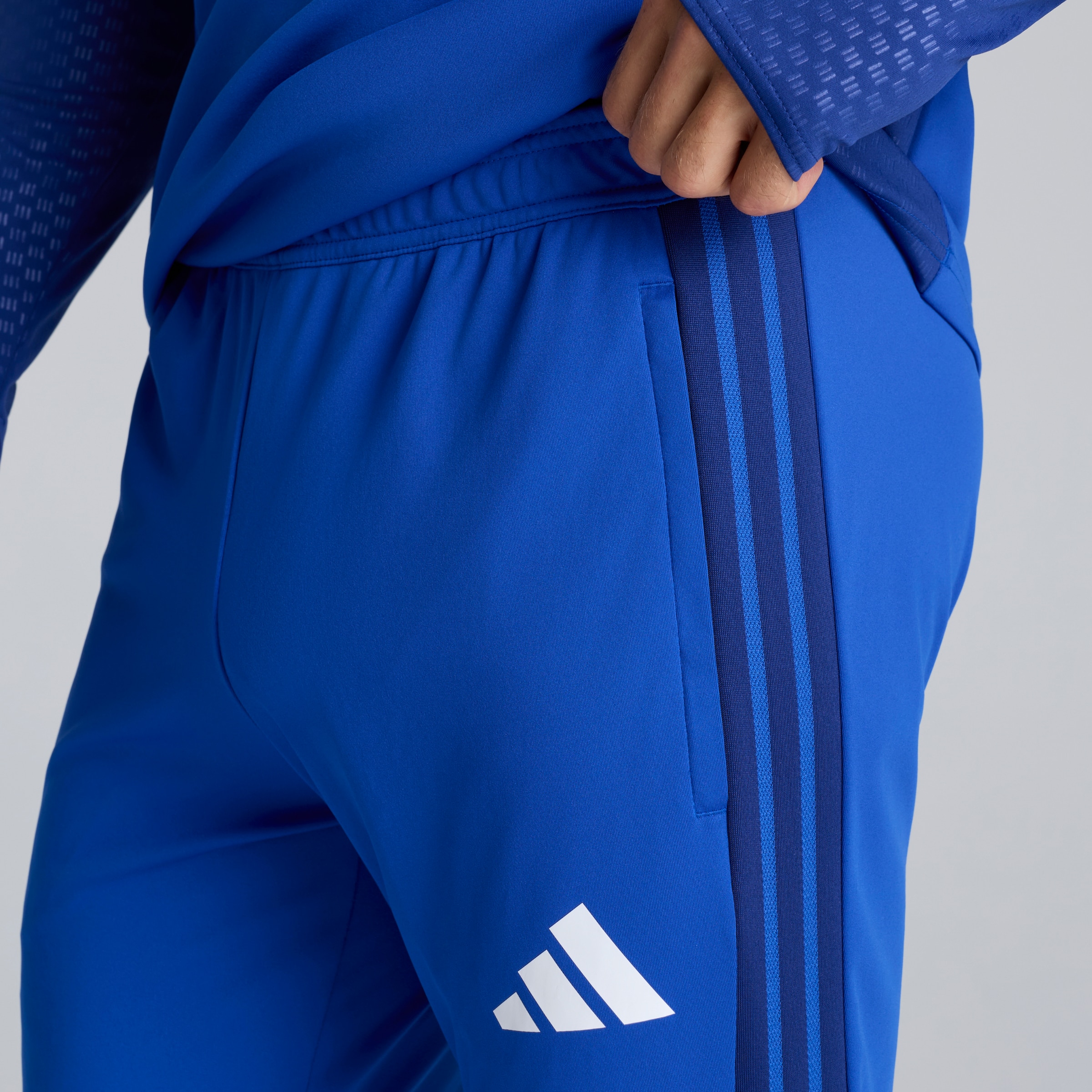 Manchester United 26/27 Cup Training Tiro Pants Blue 蓝色 细节 [6-6]
