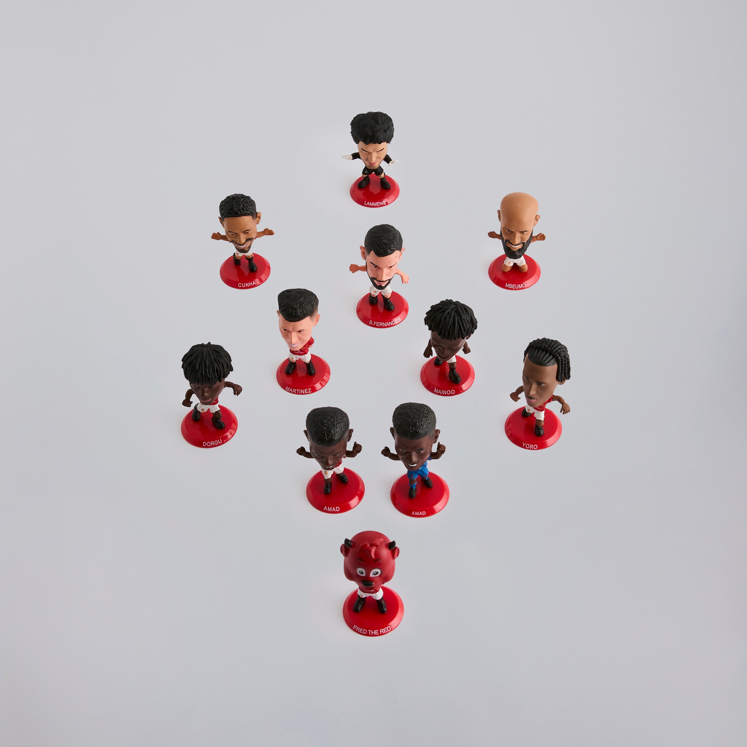 Manchester United SoccerStarz 26/27 Team Pack Figurine Set Red Rouge Détail [2-5]