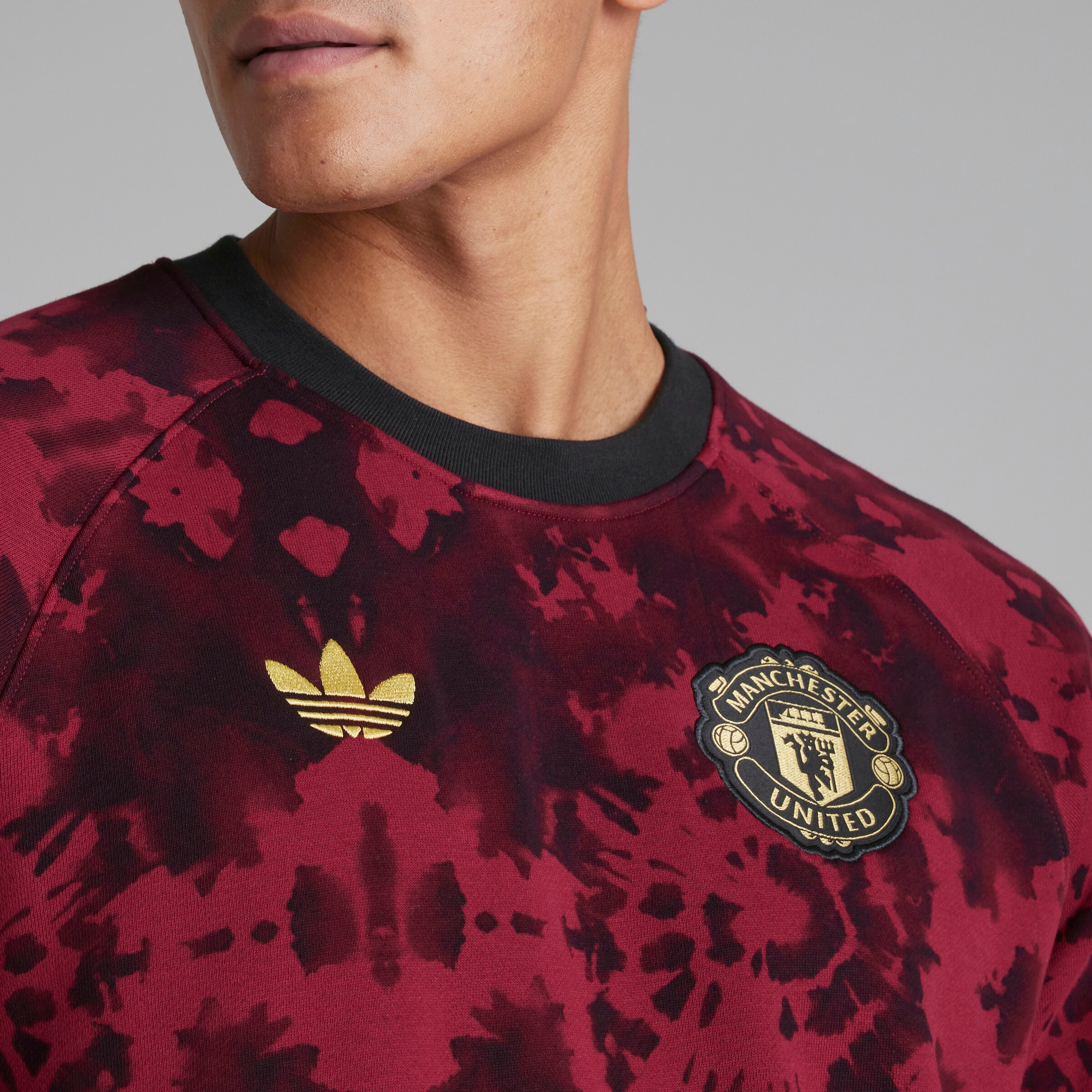 adidas originals Manchester United CNY スウェットシャツ Sweatshirts - Manchester United CNY Crew Sweatshirt - Black