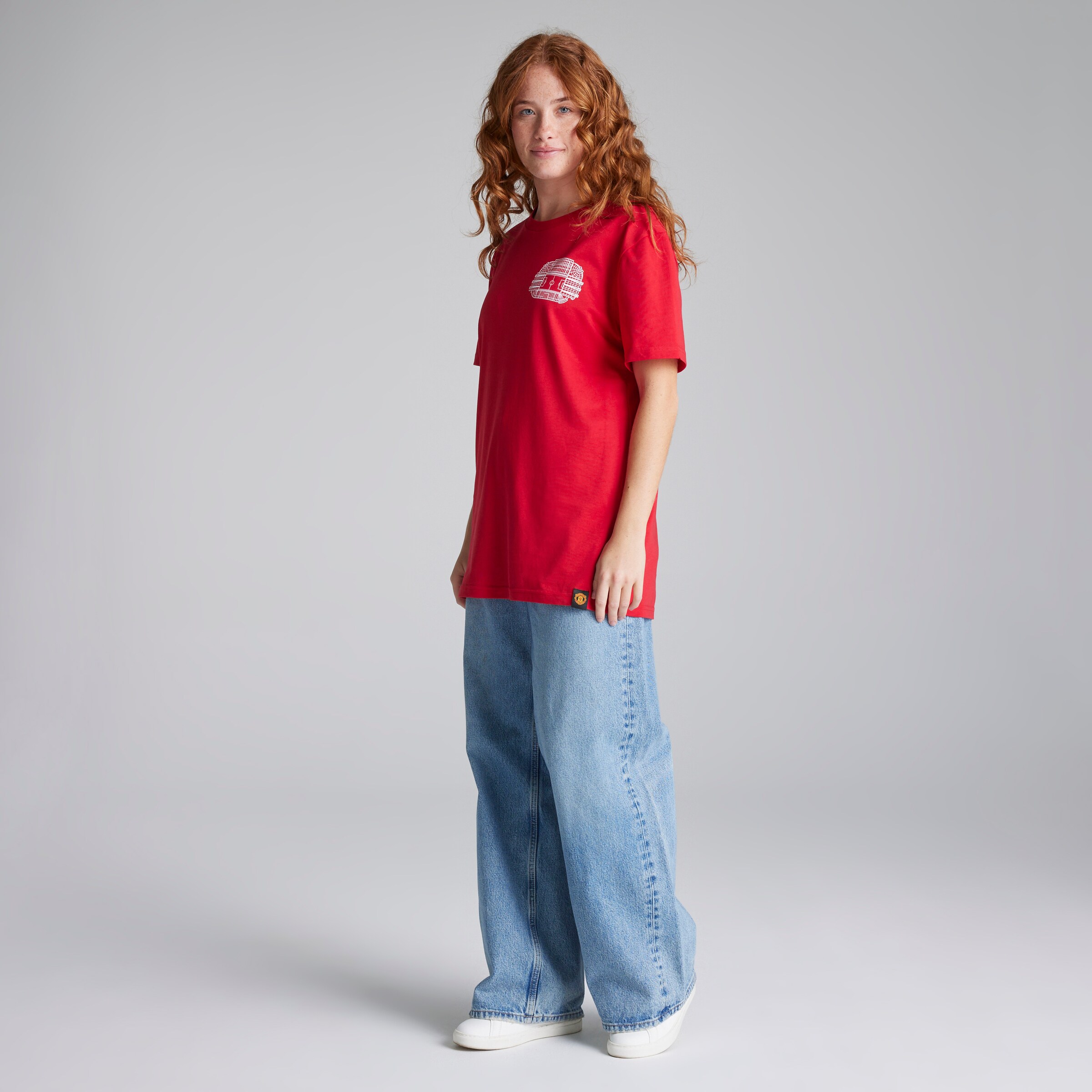 Manchester United Old Trafford Co-ordinates T-Shirt Red Rouge Détail [7-9]