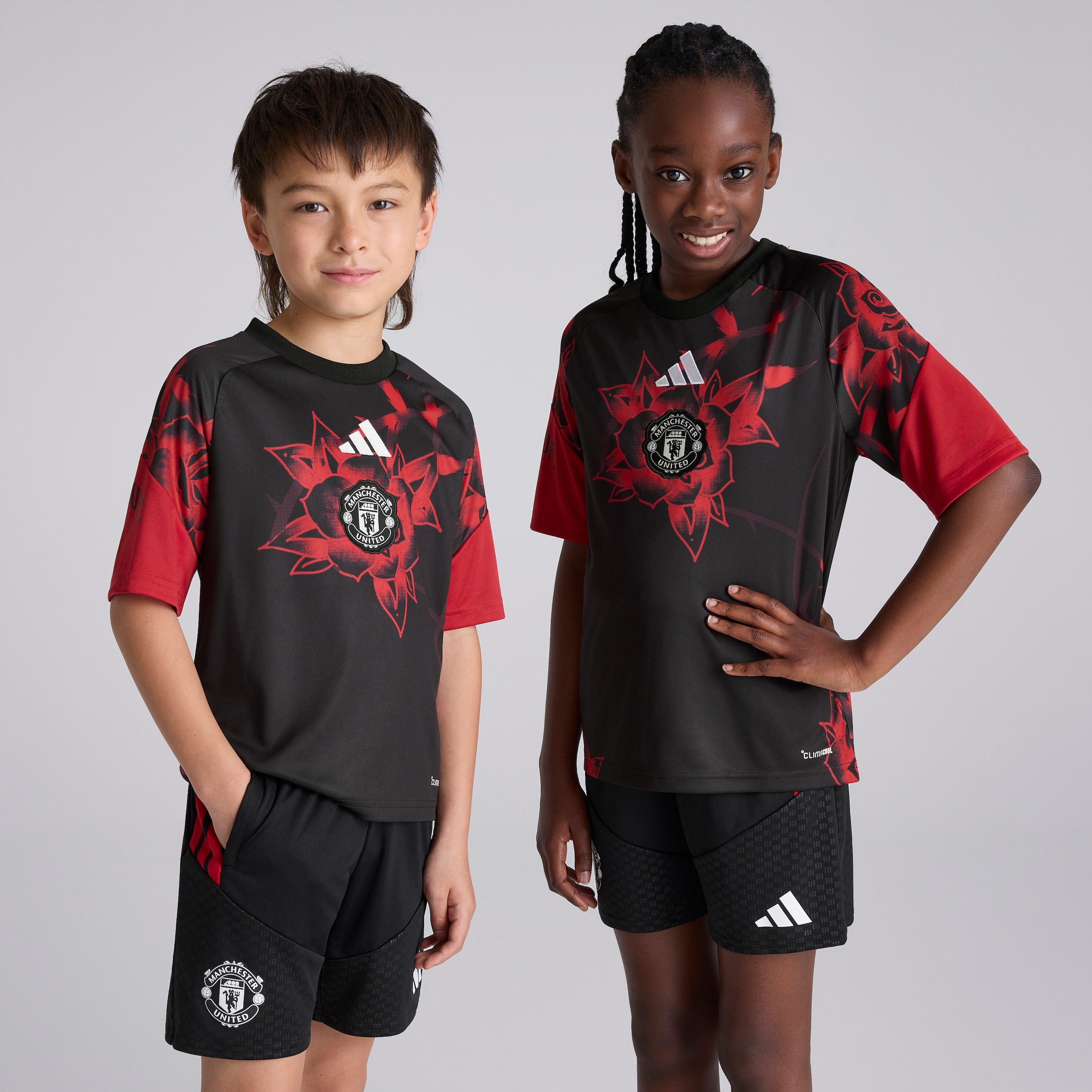 Manchester United Kids 26/27 Home Pre Match Jersey Red