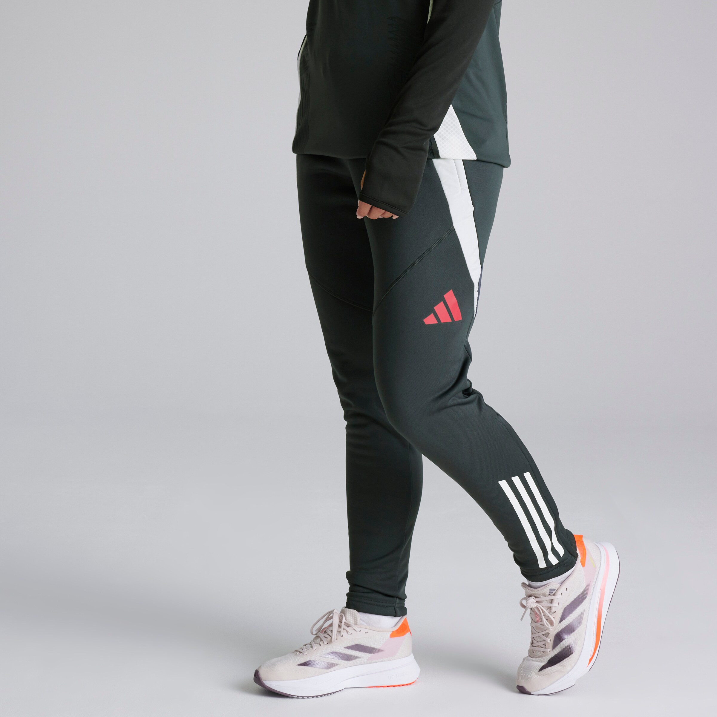 Manchester United European Training Tiro 24 Winterised Tracksuit Bottoms Dark Grey Grey Detail [2-7]