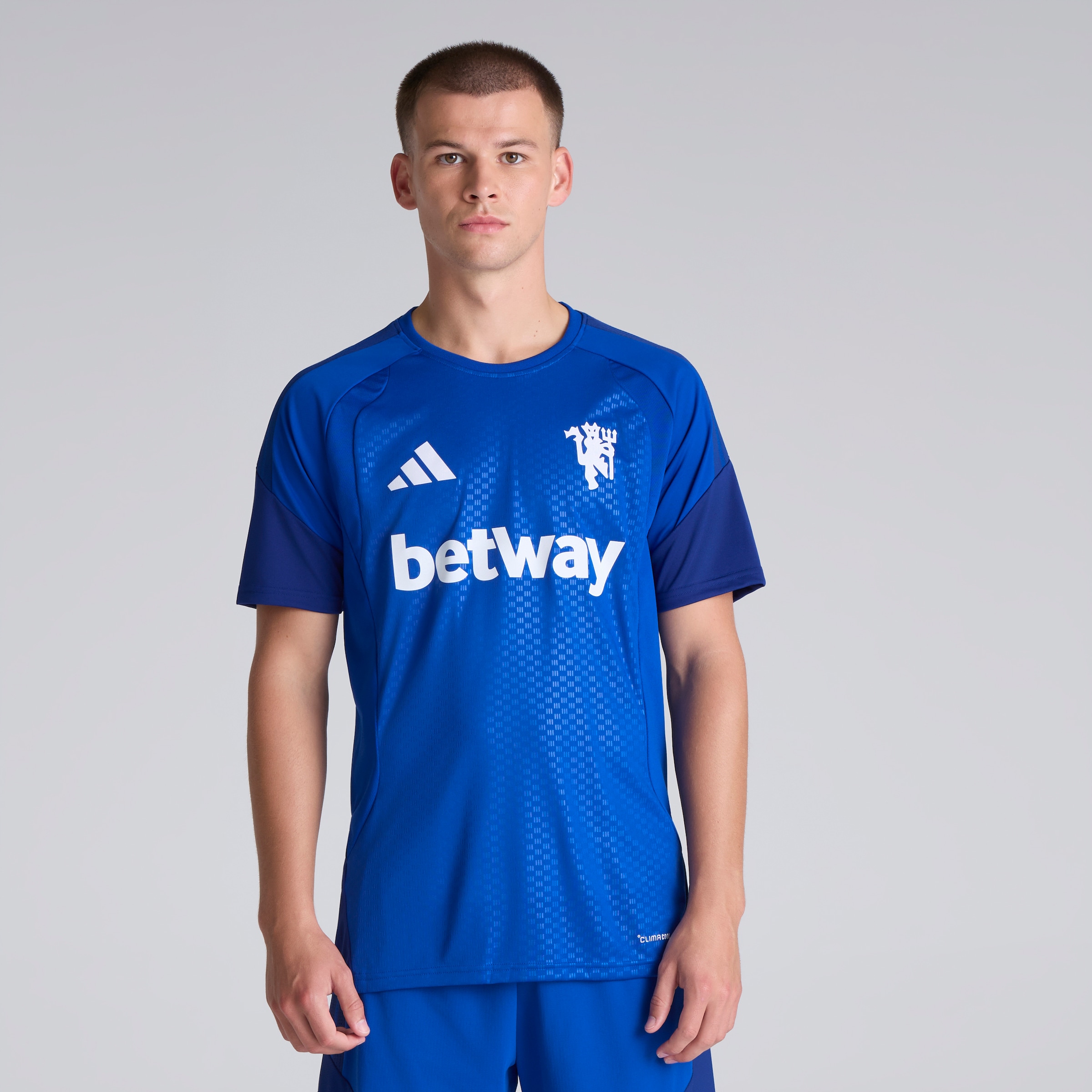 Manchester United 26/27 Cup Training Tiro Jersey Blue (Sponsored)