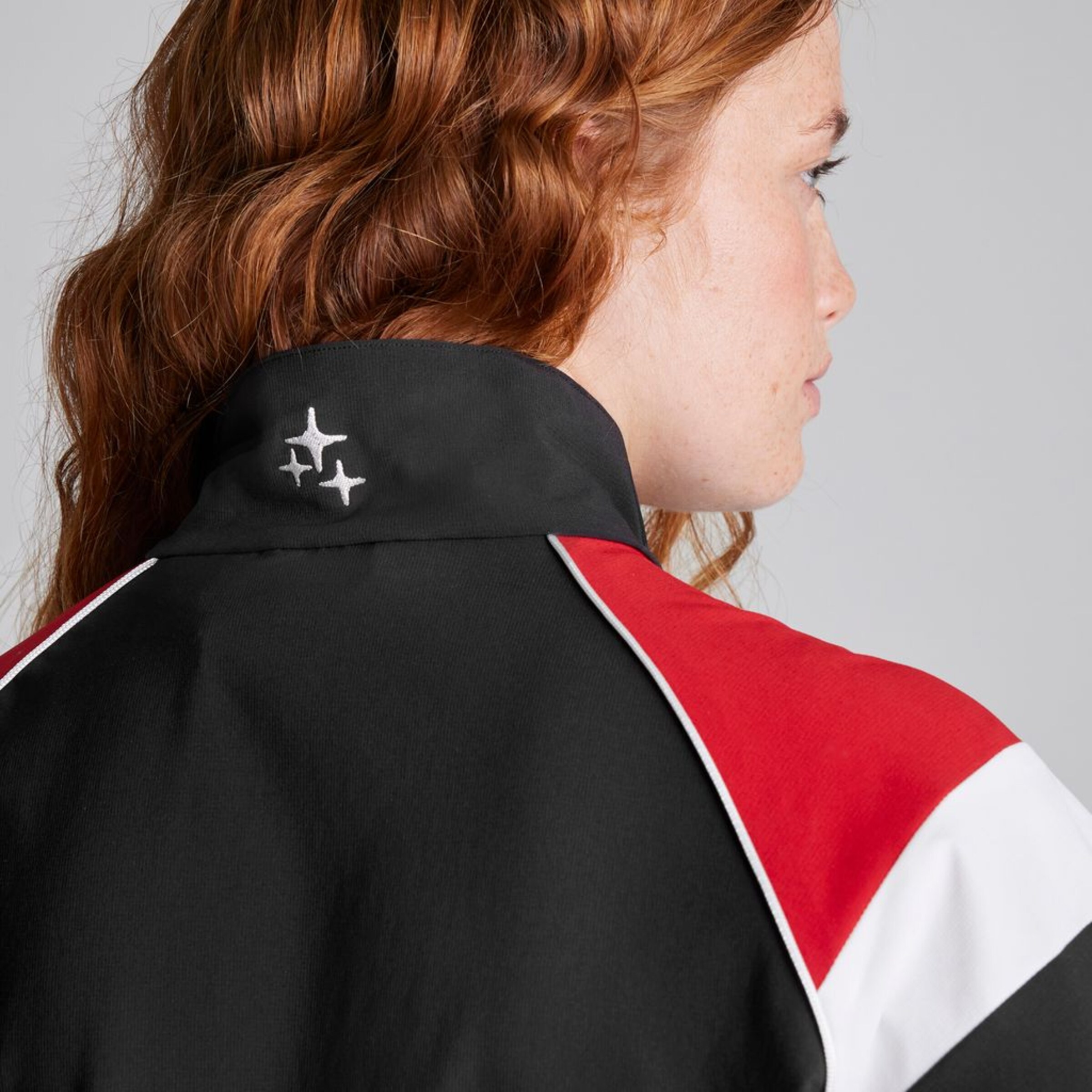 Manchester United x Drama Call Half-Zip Top Noir Détail [10-10]