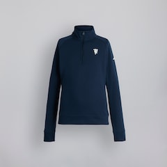 Manchester United x adidas Kids Golf 1/4 Zip Layer Top Navy