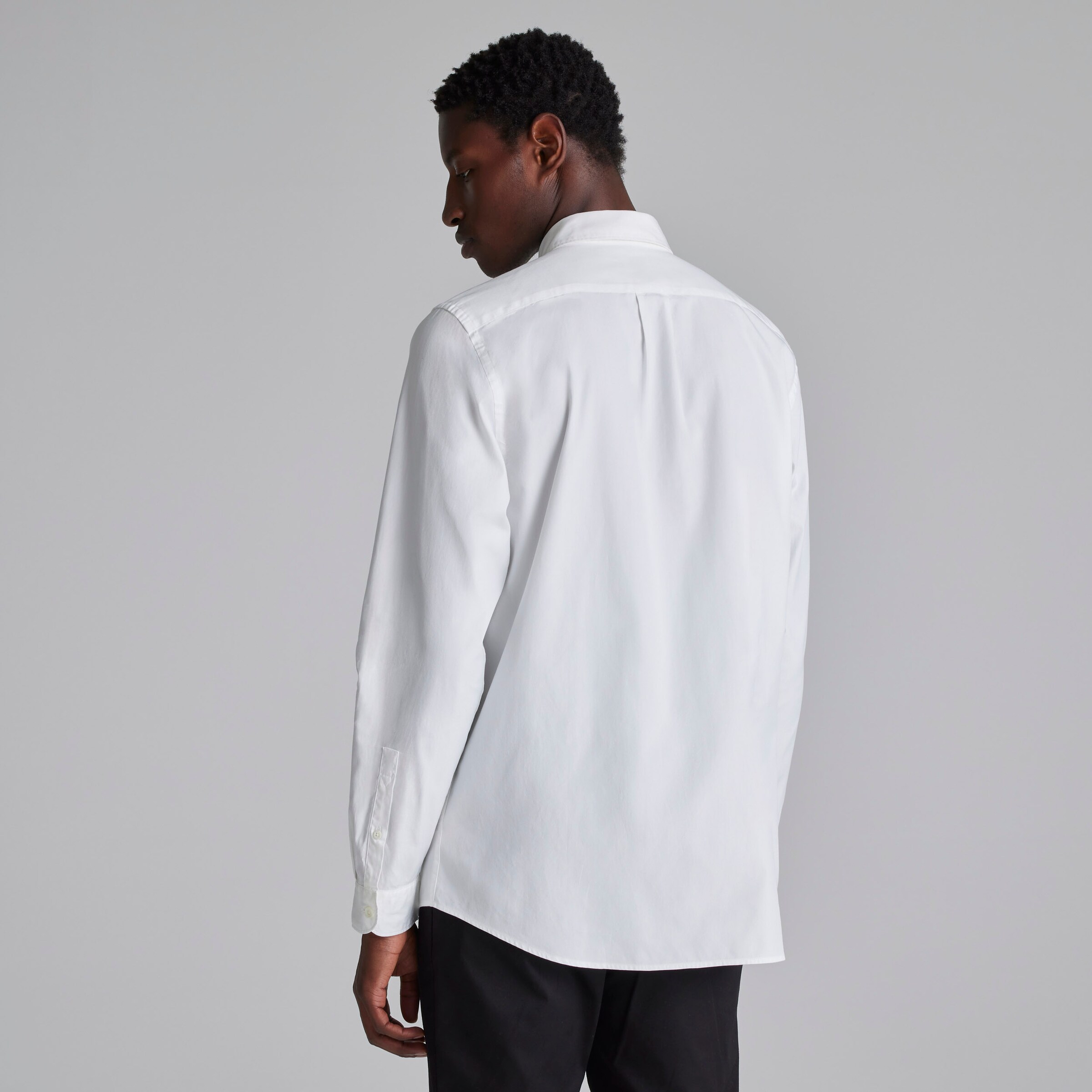 Manchester United x Paul Smith Mens Oxford Shirt White White Detail [2-7]