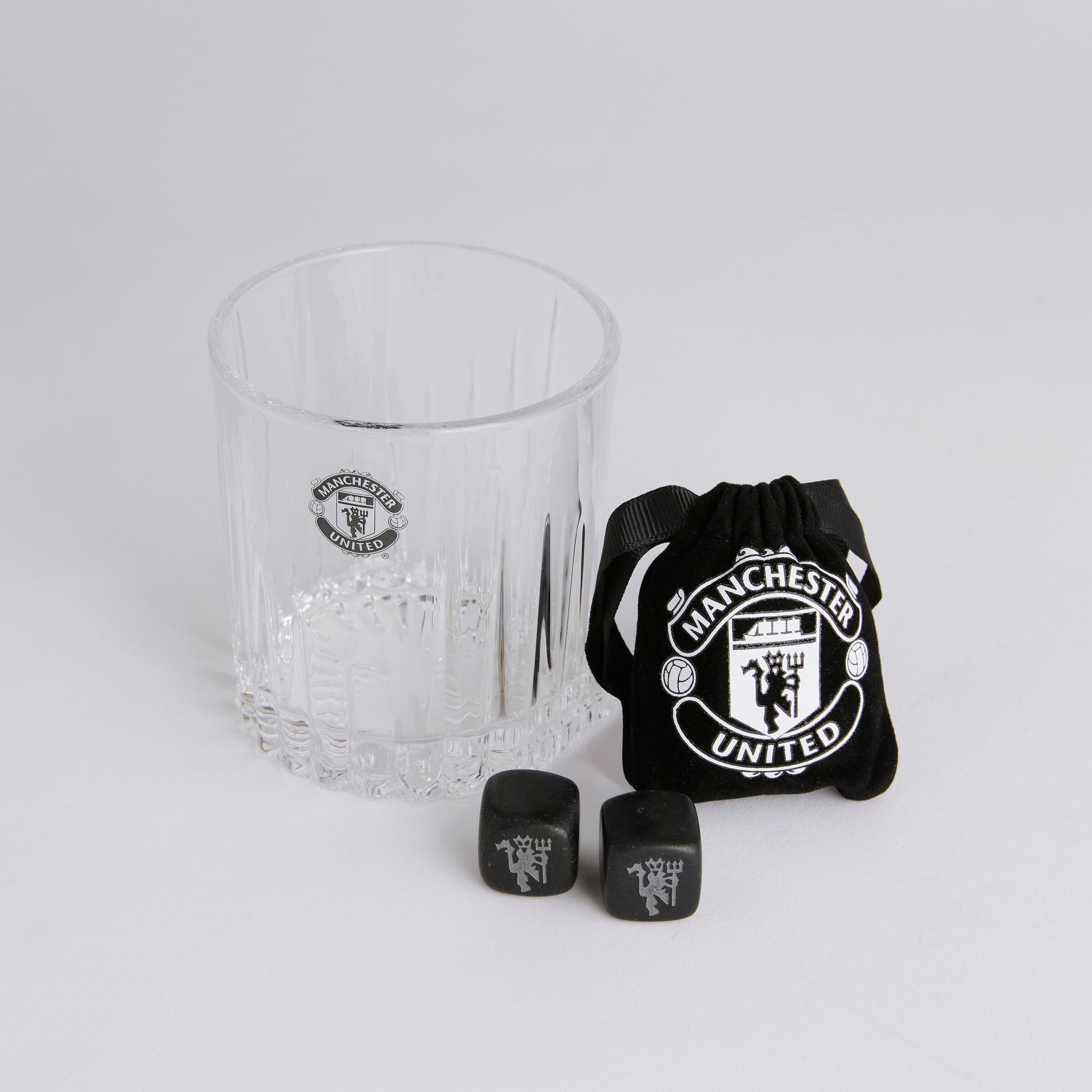 Manchester United Whisky Tumbler Set Black Detail [2-4]