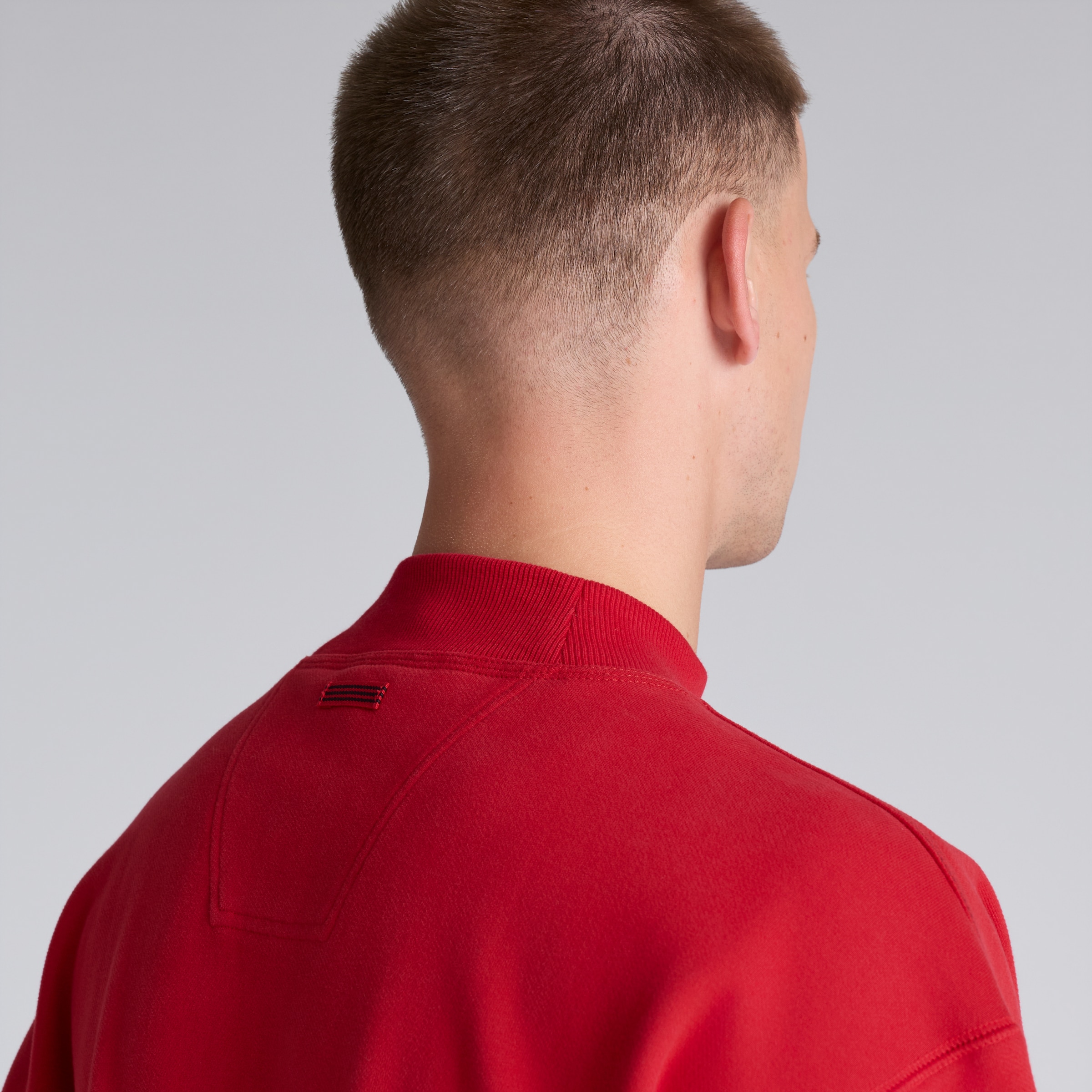 Manchester United x adidas EQT Sweatshirt Red Red Detail [6-6]