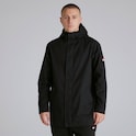 Manchester United Funnel Neck Parka Black