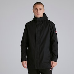 Manchester United Funnel Neck Parka Black