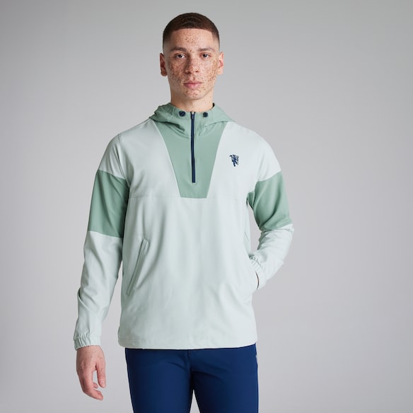 Manchester United x adidas Golf Ultimate365 Anorak Green Green